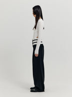 EENK EENK XICKY Waistband Layered Pants - Black