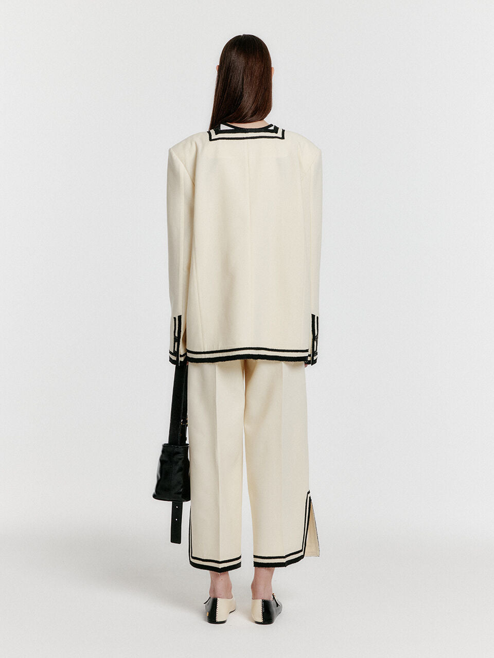 EENK EENK YINTANA Contrast Jacket - Ivory
