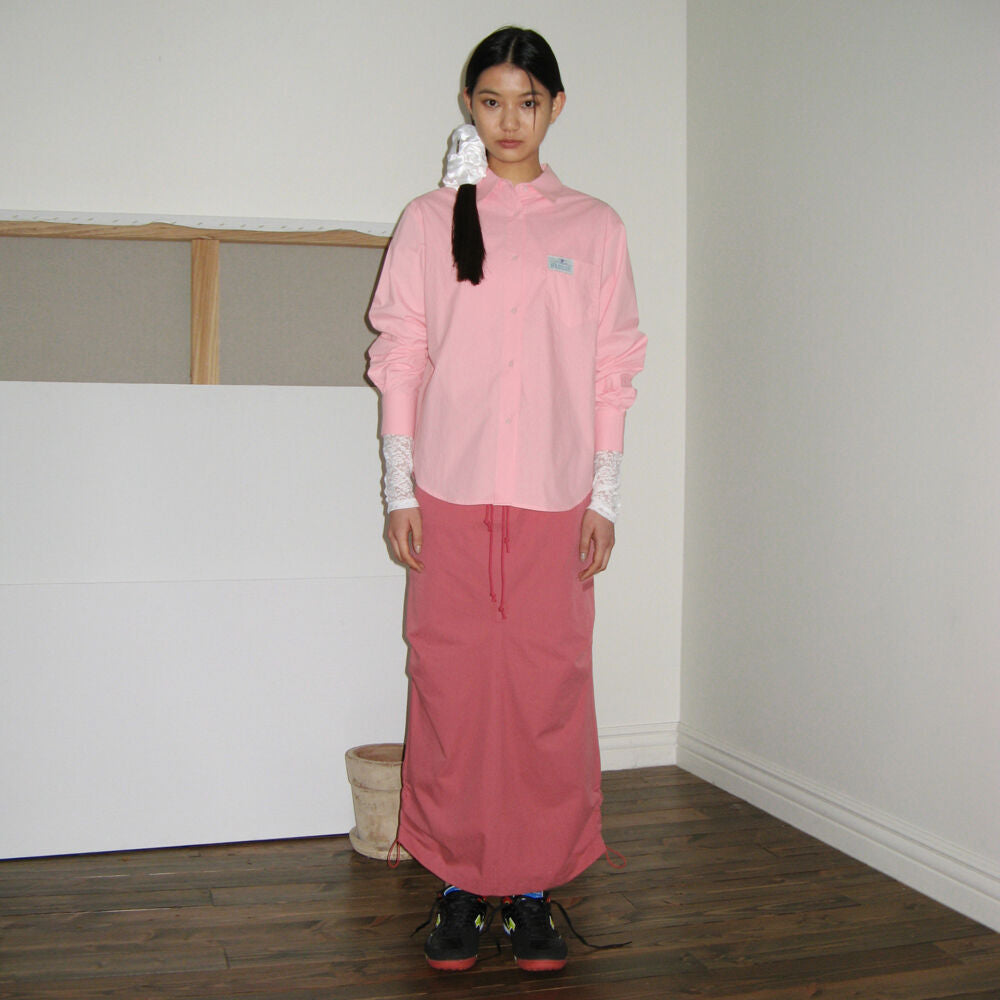 SINOON Classic Cotton Shirt (Light Pink)