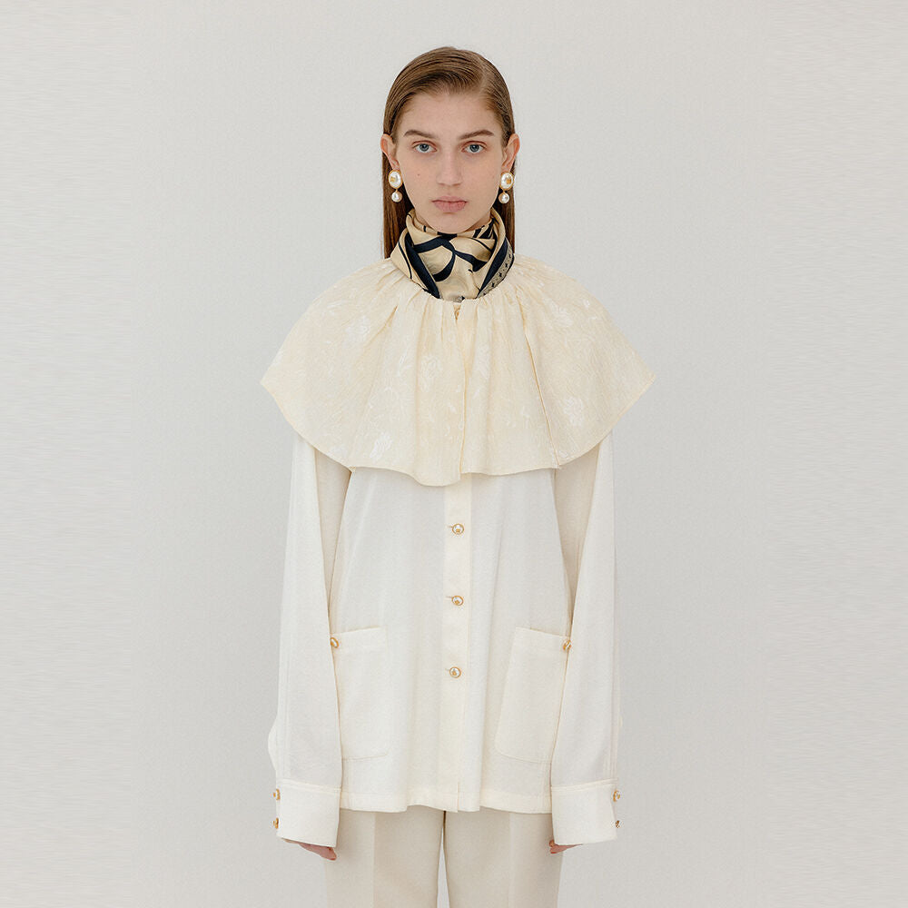 EENK EENK Blouse Big Collared - Ivory