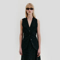 EENK Back Knotted Vest - Black
