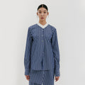 EENK Non-Collar Shirt - Navy