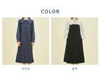 CHIQUITA CHIQUITA Overall Skirt Denim Black