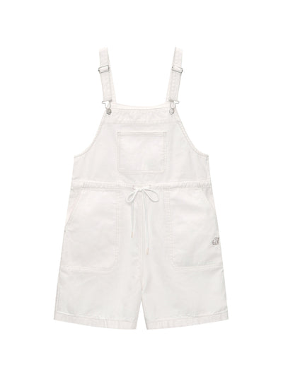 NORDISK Denim Overall Shorts - W_Off White