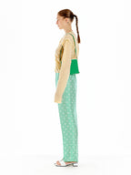 EENK EENK UKEE Logo Jacquard Knit Cardigan - Light Yellow