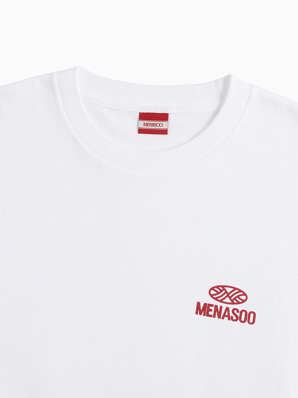 MENASOO Mns Hearttrack Graphic T Shirt_White