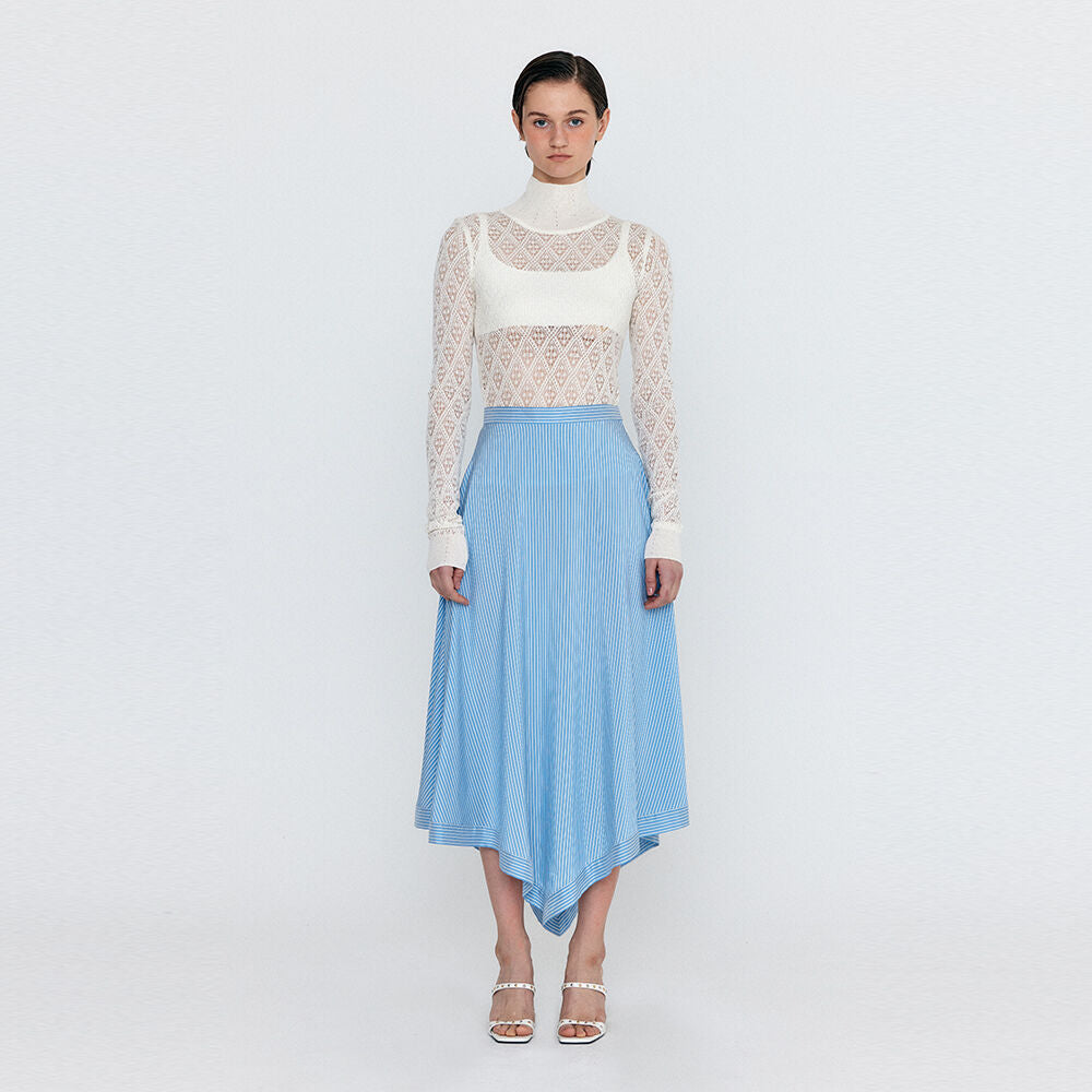 EENK EENK WOLIKA Skirt - Skyblue Stripe