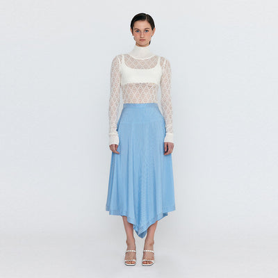 EENK WOLIKA Skirt - Skyblue Stripe