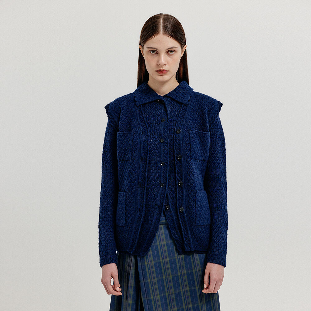 EENK EENK XOLIN Knit Vest - Navy