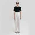 EENK Tuck Pants - Ivory