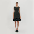 EENK Sleeveless Knit Mini Dress - Black