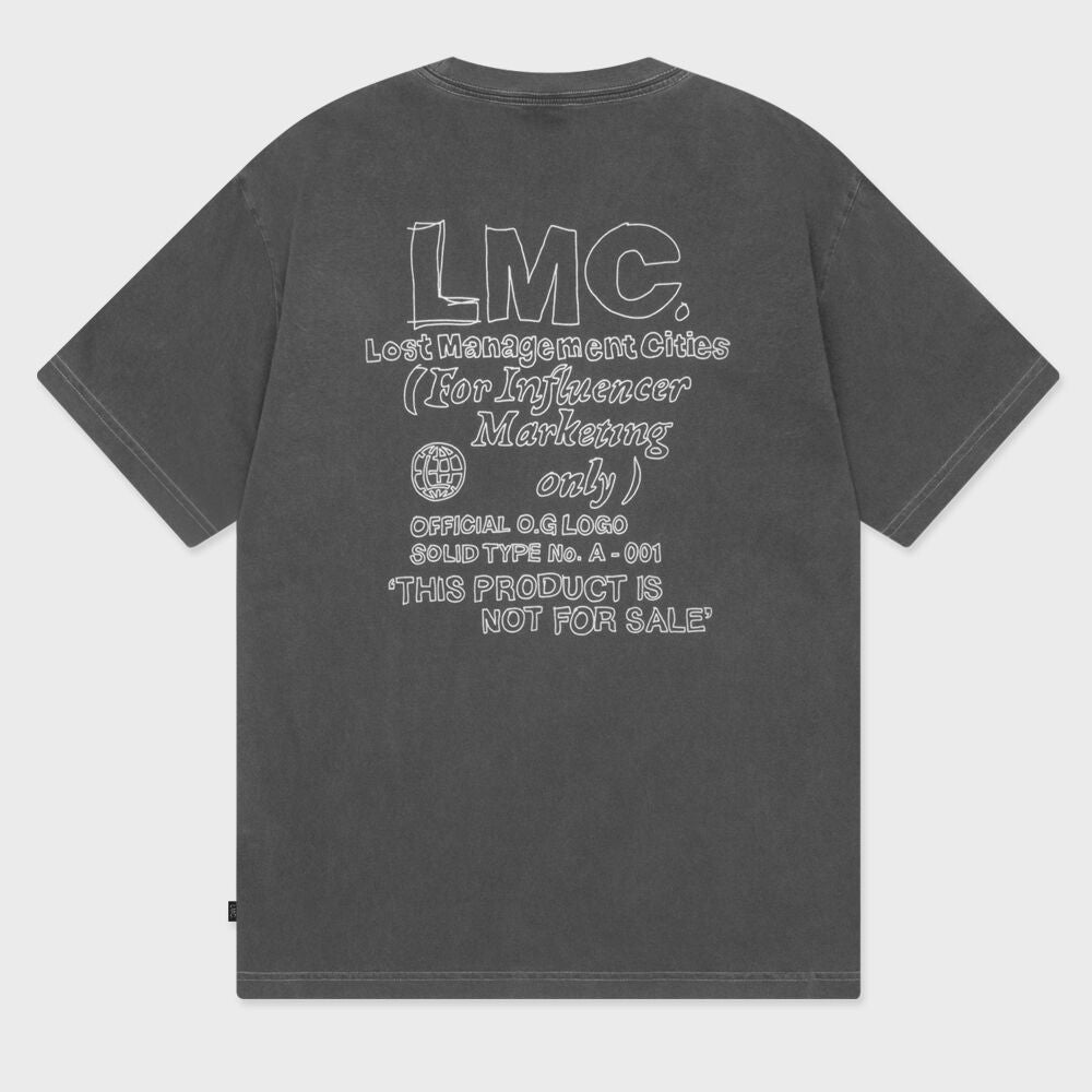 LMC FN DOODLE TEE charcoal