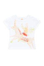 SINOON Big Unicorn Puff T-Shirt (Orange)