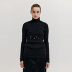 EENK EENK Separable Sleeveless Ribbed Top - Black