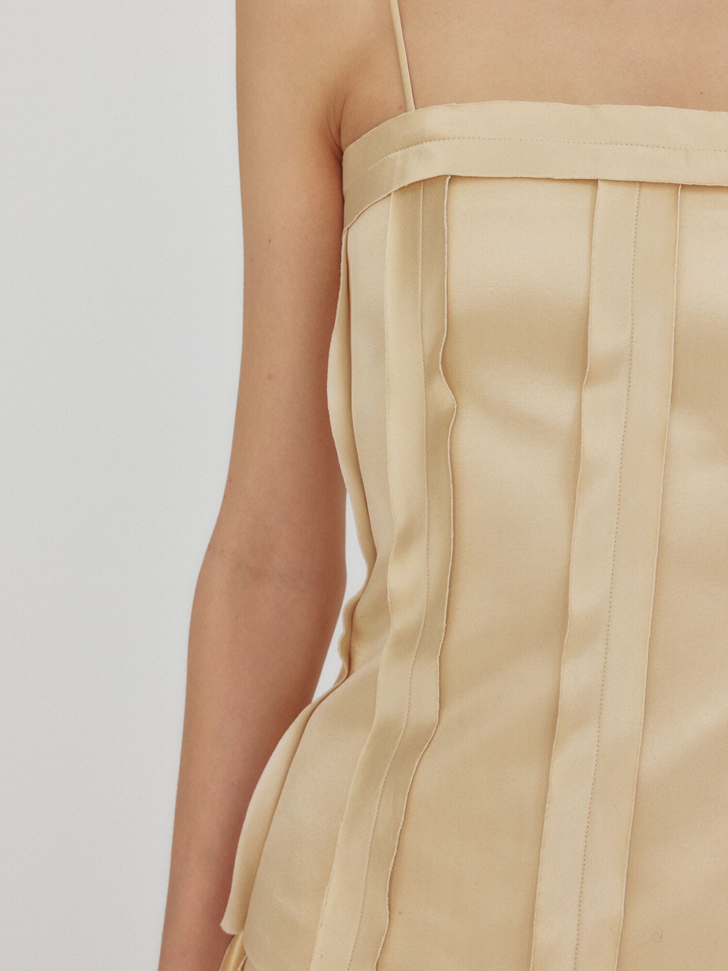EENK ZENNY Fitted Sleeveless Top - Yellow