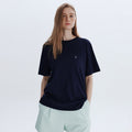 CLOVE [26SM clove] Daily Loose-fit T-Shirt (Navy)