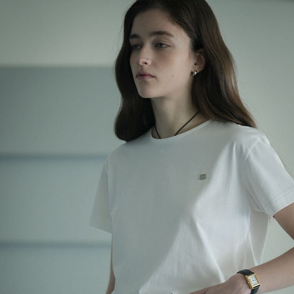 KNOWN BETTER Soft basic logo T-shirt_White