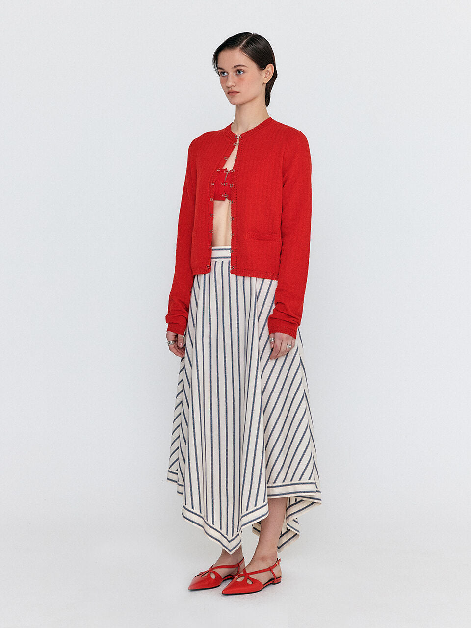 EENK EENK WOLIKA Skirt - Cream Stripe