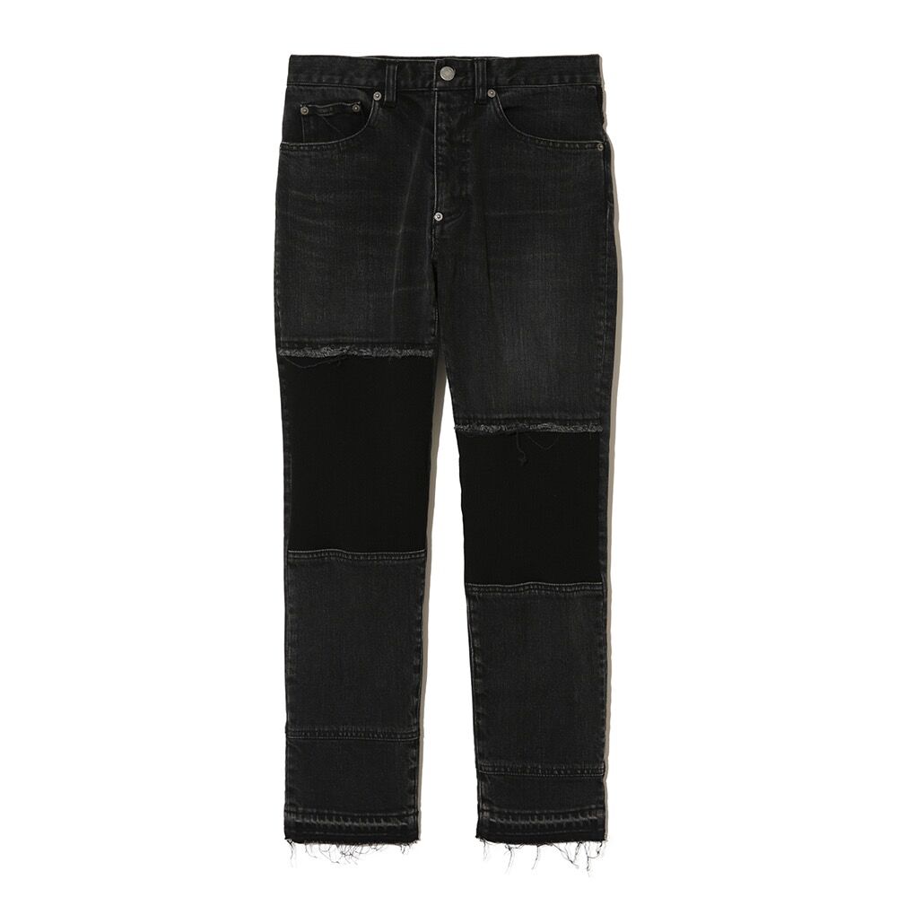 UNDERCOVER UNDERCOVER Knitwear Switching Jeans Black