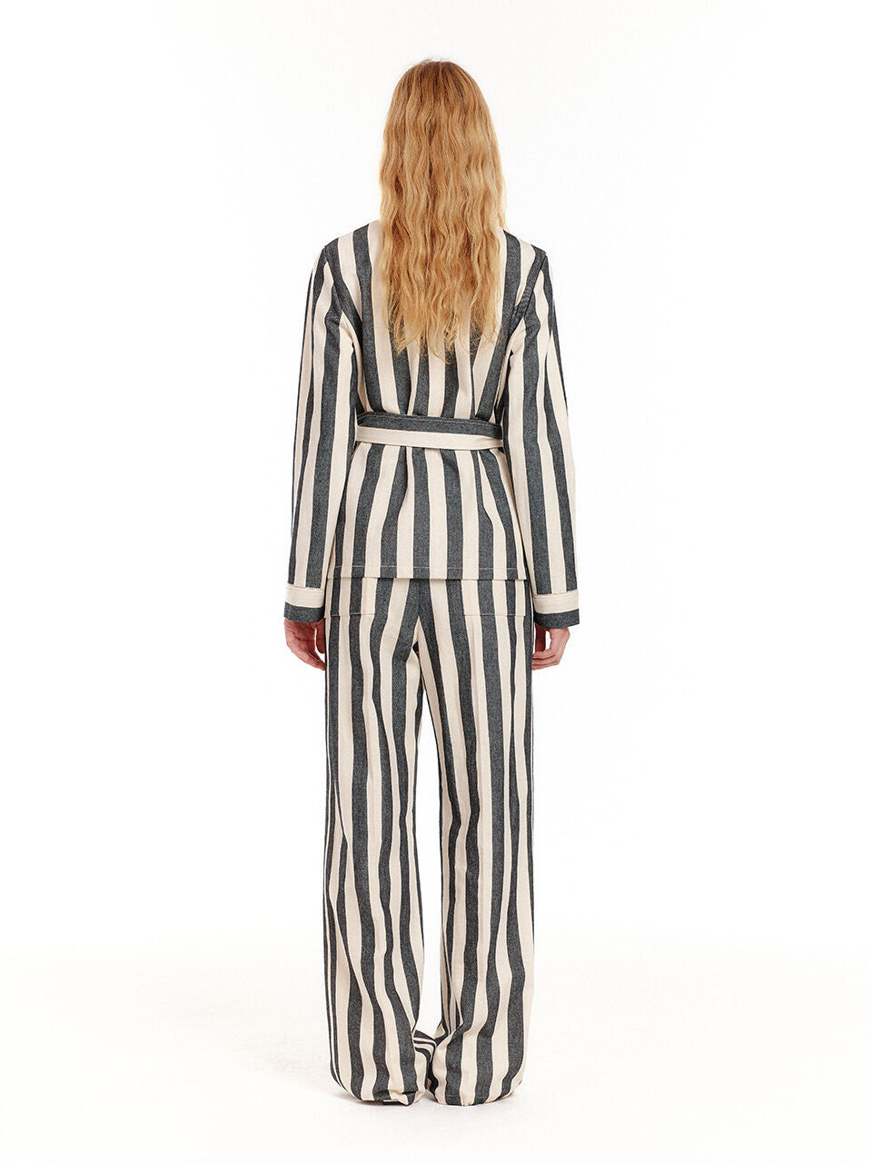 EENK EENK Shirt Oversized Ivory/Black Stripe