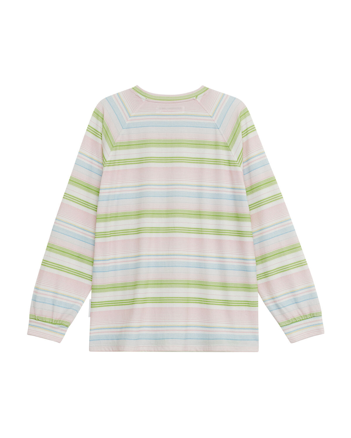 THEMUSEUMVISITOR MULTI STRIPE SUMMER LONG SLEEVE (PINK)