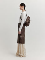 EENK EENK Cargo Wrap Skirt - Z-Brown
