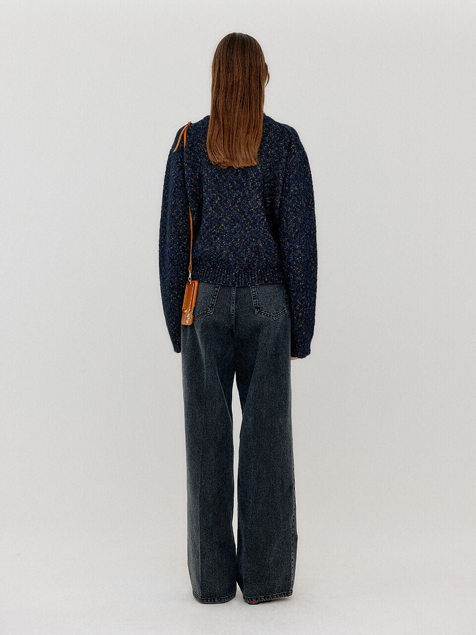 EENK EENK VACKLYN Pearl Trim Knit Pullover - Black