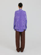 EENK ZANN Button-Back Top - Purple