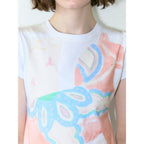 SINOON Big Pony Toy Puff T-Shirt (White)