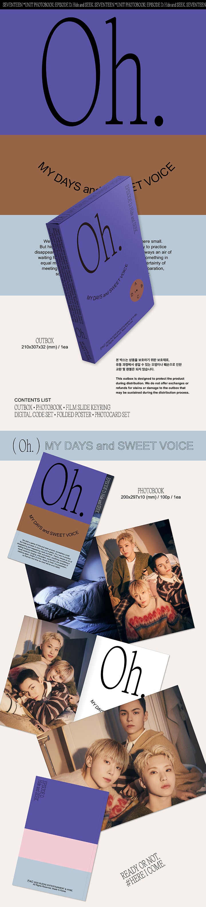SEVENTEEN UNIT PHOTOBOOK ‘EPISODE C,D' SET detail 7