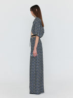 EENK EENK WENEZ Wide Pants - Navy Multi
