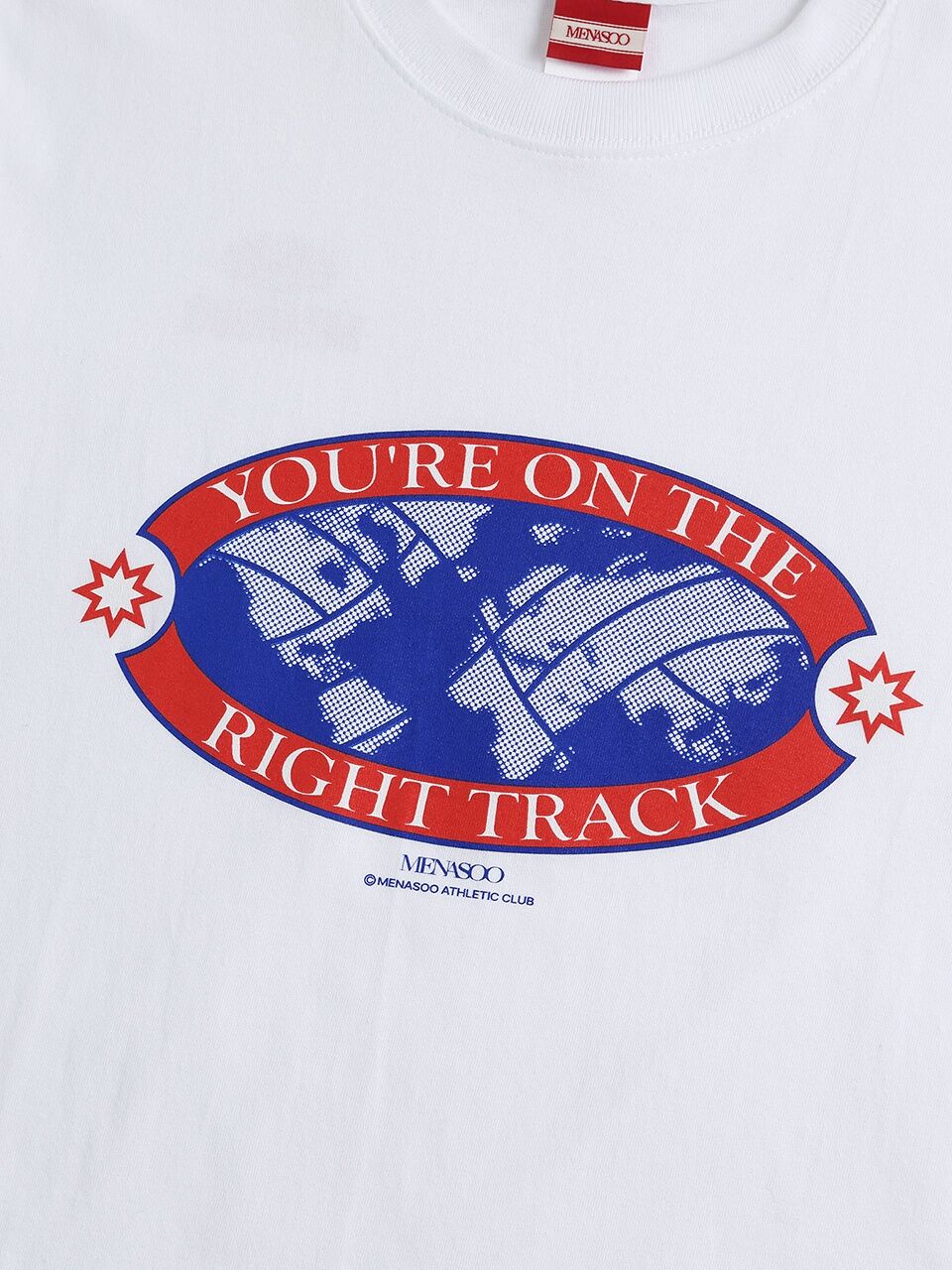 MENASOO Right Track T Shirt_White