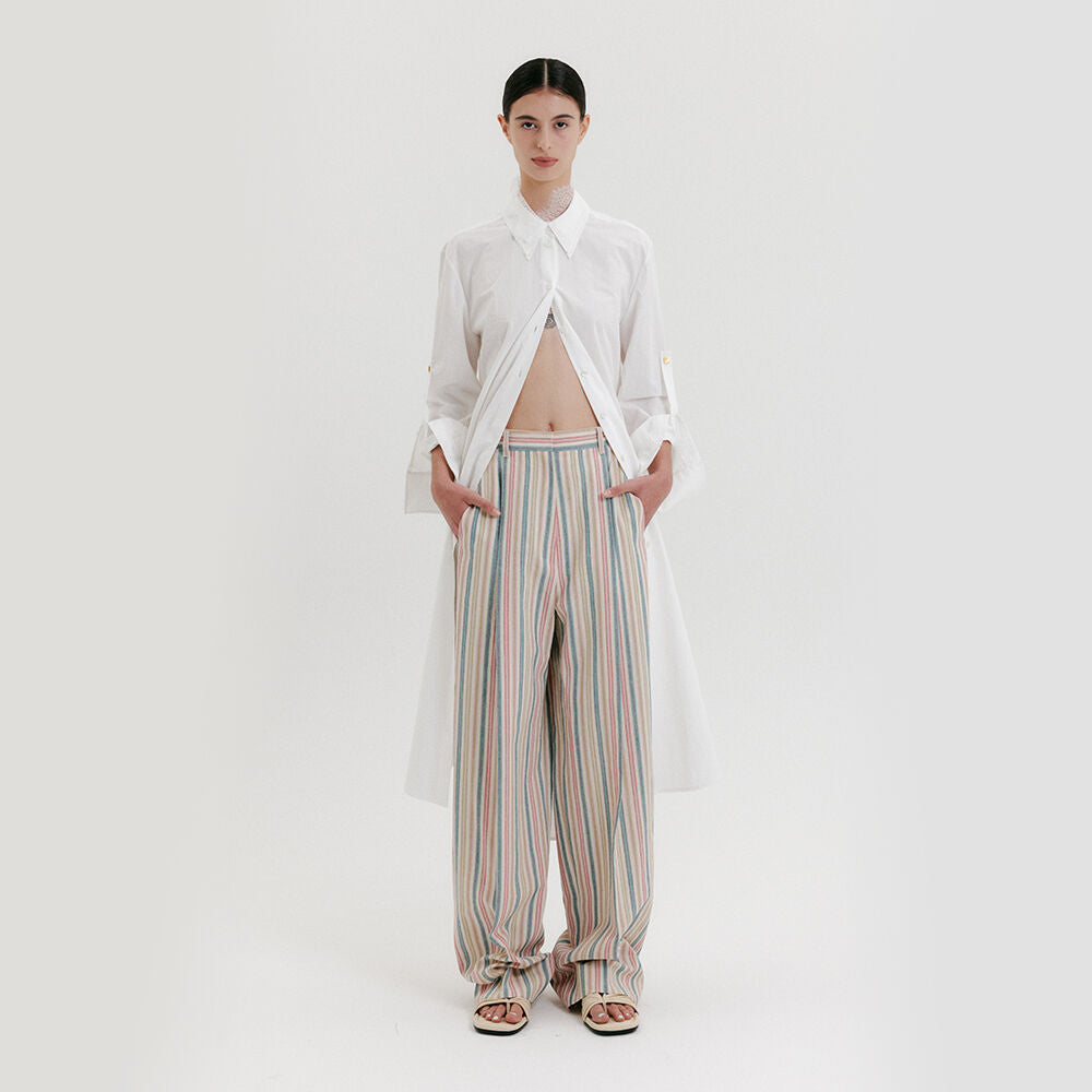 EENK Tuck Pants - Multi