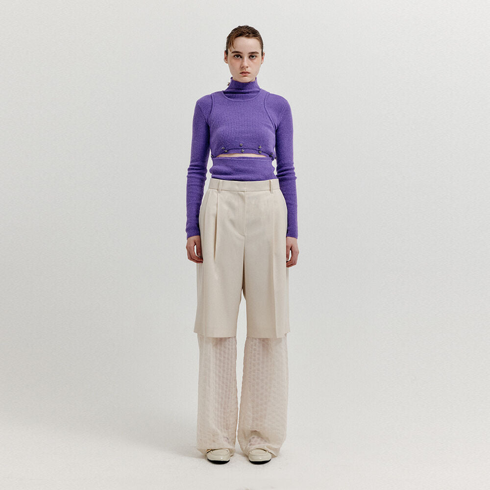 EENK EENK Two-Tuck Pants - Ivory