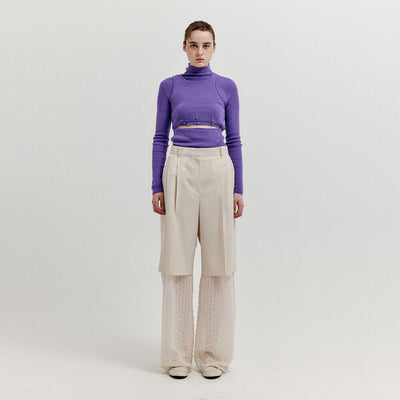 EENK Two-Tuck Pants - Ivory