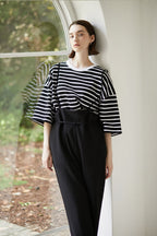 ariff low overall pants_BLACK