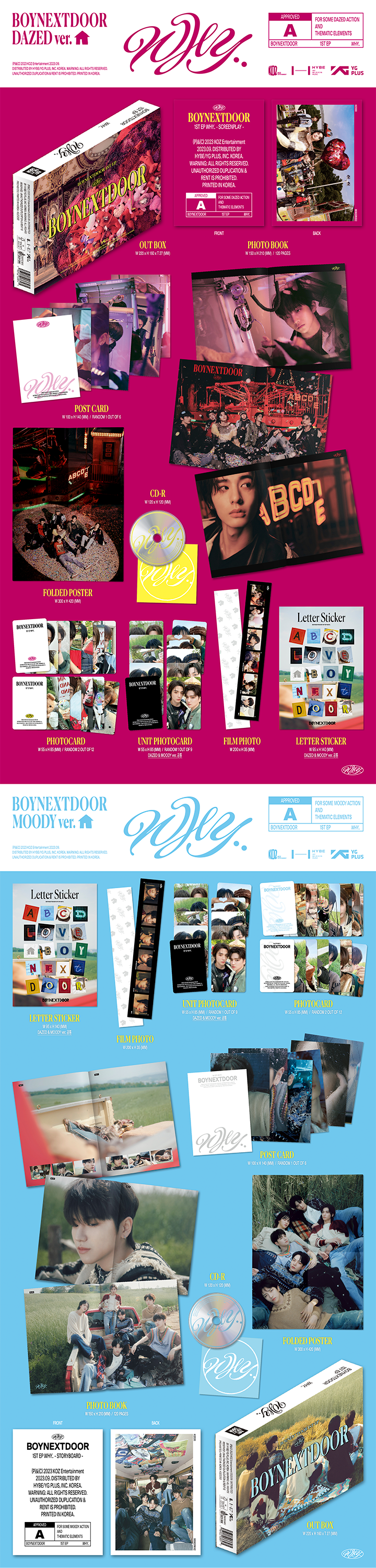 1st EP 'WHY..' (Random) detail 2