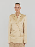 EENK ZEL Double-Breasted Blazer - Yellow
