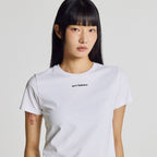 NEW BALANCE NBNEG2W412 / WOMEN Essential JoongAng Letter Short Sleeve T-Shirt (WHITE)
