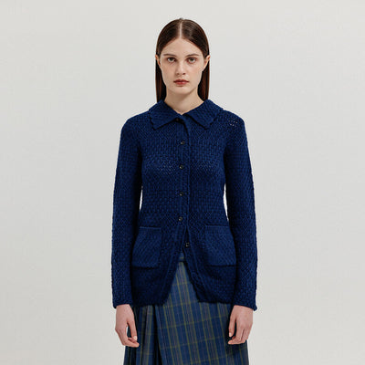 XELTS Pocket Knit Shirt - Navy