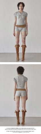 SCULPTOR SCULPTOR Jumpsuit Melange Gray