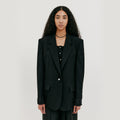 EENK Single-Breasted Blazer - Black