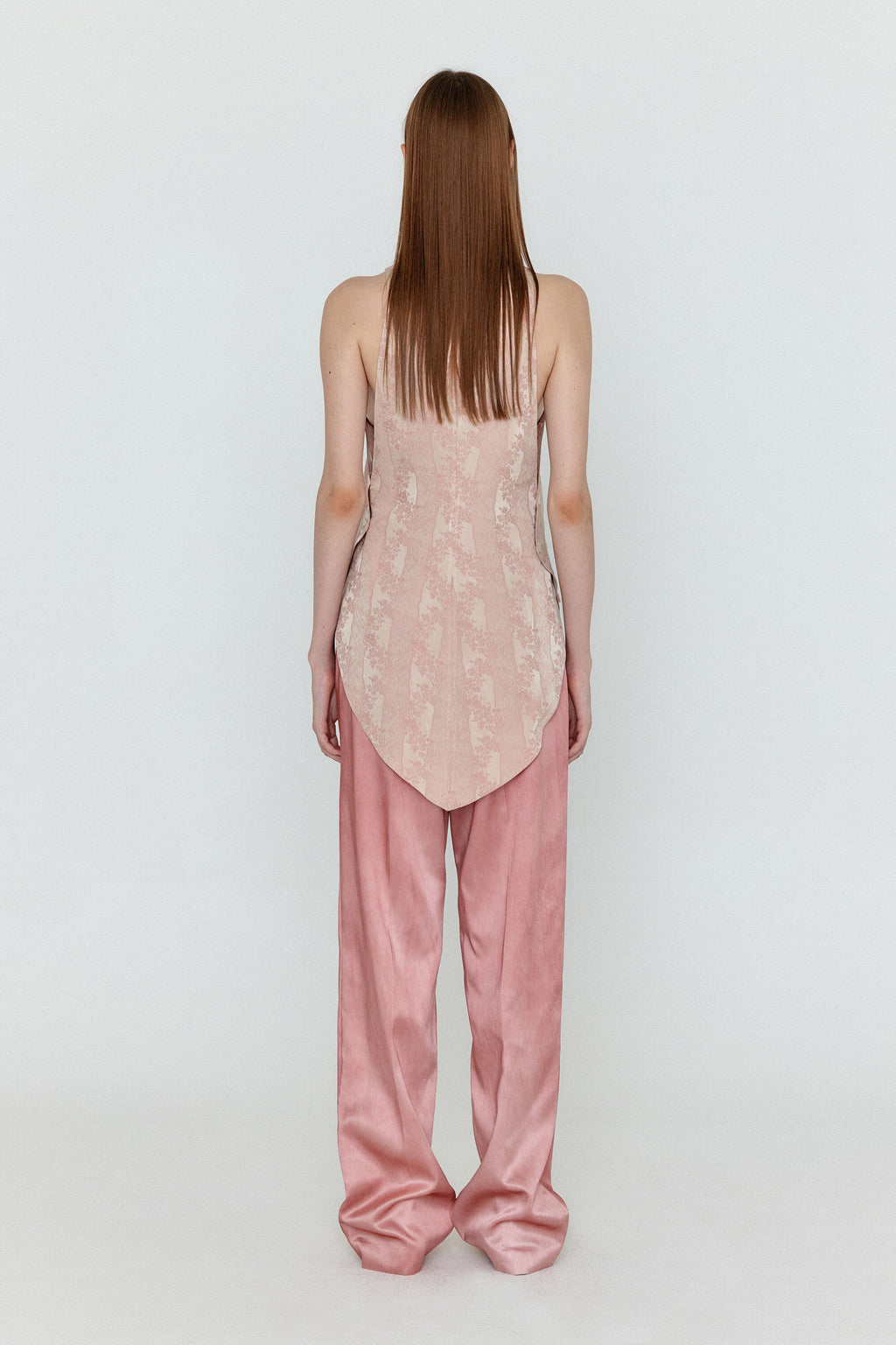 EENK EENK WENNY Patterned Jacquard Asymmetric Top