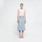 YCH MERMAID DENIM SKIRT BLUE (R25DB8041BL)