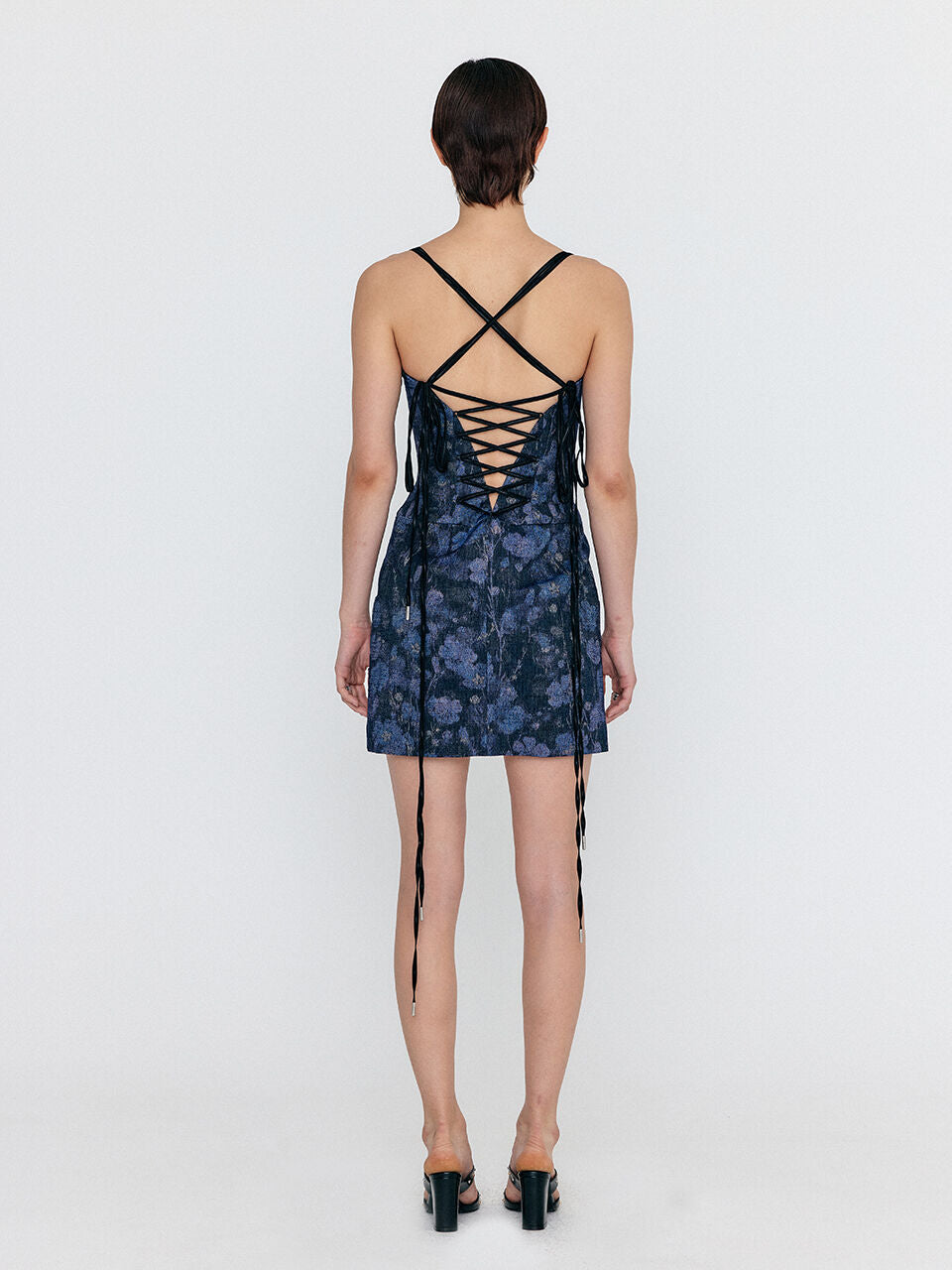 EENK WEBRIA Bustier Mini Dress - Purple Multi