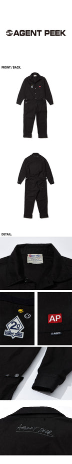 Agent Peek AGPK JUMPSUIT [BLACK]