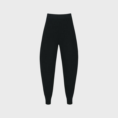 WIDE-LEG KNIT TROUSERS NAVY (F24KB8051NV)