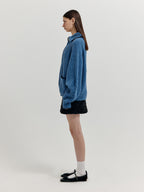 EENK EENK XTO Zipped Knit Cardigan - Navy