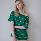 FRIVER07 Off shoulder overfit t-shirt [FRSP08TS21]_Green