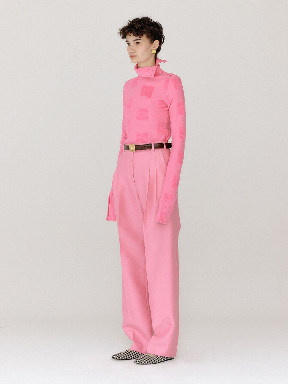 EENK EENK VEROSA Turtleneck Top - Pink